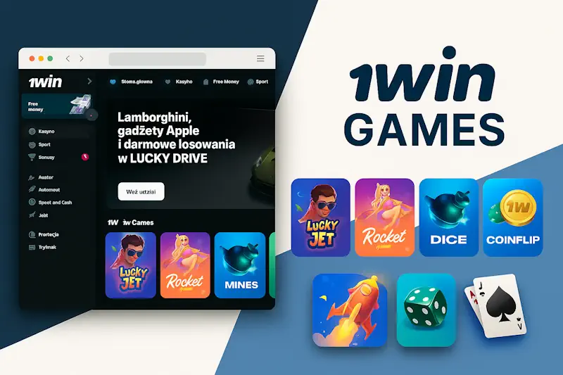 1win casino games — popularne gry na platformie